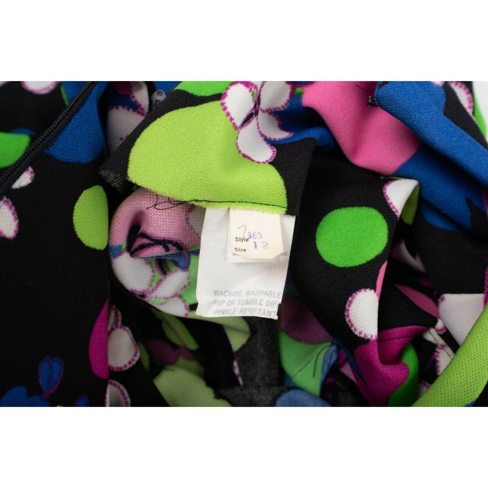 Vintage 70s Womens Maxi Dress Sz 12 Floral Retro - Picture 6 of 8